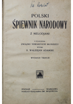 Polski śpiewnik narodowy 1919