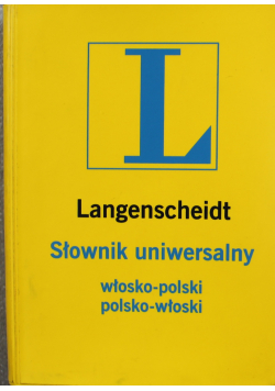 Langenscheidt Słownik włosko polski polsko włoski wersja kieszonkowa