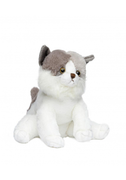 Kot biało-szary 24cm MOLLI TOYS