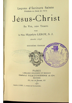 Jesus Christ sa vie son Temps 1901 r.