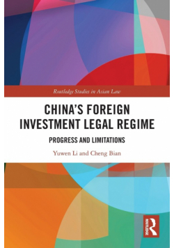 China's Foreign Investment Legal Regime