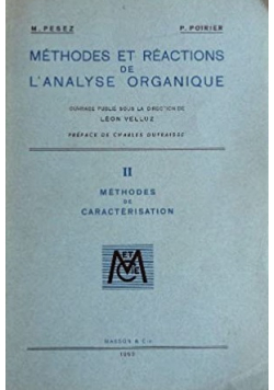 Methodes et reactions I