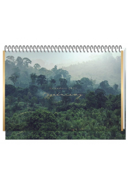 Kalendarz 2021 Biurkowy Tygodniowy Jungle