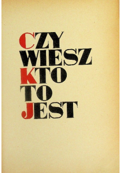 Czy wiesz kto to jest 1938 r.