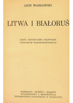 Litwa i Białoruś 1920 r.