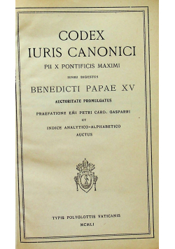 Codex iuris canonici