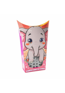 Klocki konstrukcyjne mini Pocket Pets Słonik 25 elementów