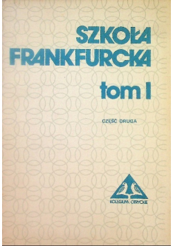 Szkoła Frankfurcka Tom I