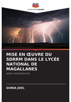 Mise En Œuvre Du Sdrrm Dans Le Lycée National De Magallanes