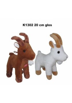 Maskotka Kozica z głosem 20cm MIX