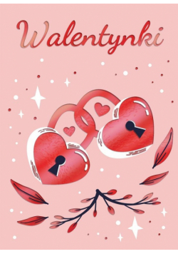 Karnet B6 Walentynki Kłódki