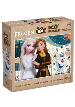 Puzzle 48 Frozen Eko dwustronne