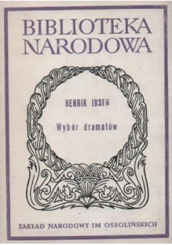 Ibsen Wybór dramatów Część II