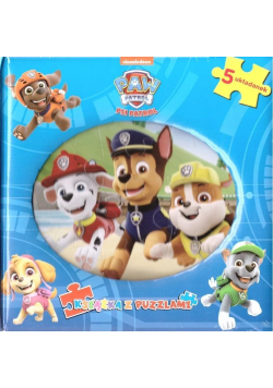 Psi Patrol Książka z puzzlami  Nowa