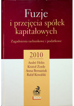 Fuzje i przejęcia spółek kapitałowych plus dedykacja od Zorde