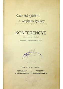 Konferencye 1901 r