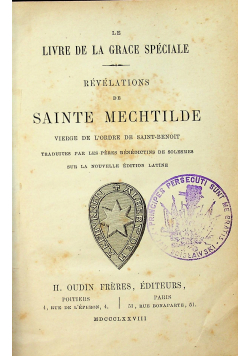 Revelations de Sainte Mechtilde 1978r
