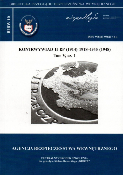 Kontrwywiad II RP Tom V cześć 1