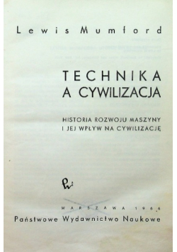 Technika, a cywilizacja