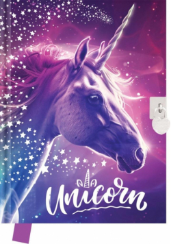 Pamiętnik z kłódką Unicorn 80 kratek