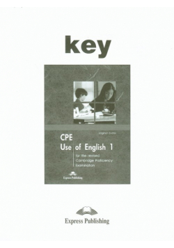 CPE Use of English 1 Key
