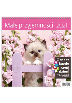 Kalendarz 2021 30x30 Małe przyjemności HELMA