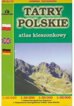 Tatry Polskie Atlas kieszonkowy 1:30 000