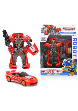 Składany Auto-Robot Transformers Wojownik Red