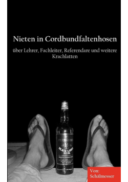 Nieten in Cordbundfaltenhosen
