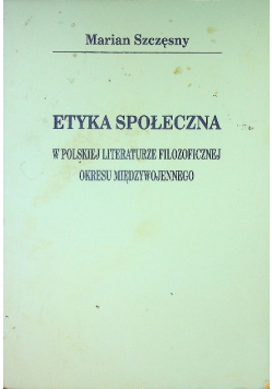 Etyka społeczna