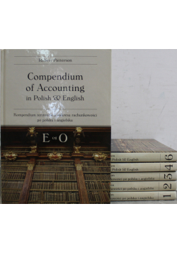 Compendium of Accounting in Polish and English 6 tomów