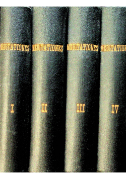 Meditationes 4 tomy