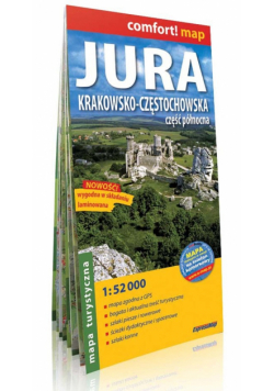 Jura Krakowsko Częstochowska. Część Północna Mapa laminowana 1:52 000