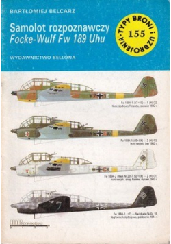 Samolot bombowo rozpoznawczy Focke Wulf Fw 189 Uhu Wydanie I