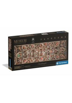 Puzzle 1000 Panorama Museum - The Sistine Chapel