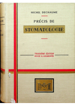 Precis de stomatologie
