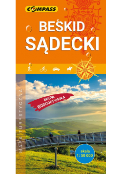 Beskid Sądecki mapa laminowana