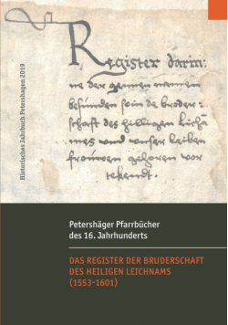 Petershäger Pfarrbücher des 16. Jahrhunderts