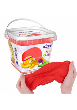 Zestaw lekkiej powietrznej ciastoliny czerw 910ml