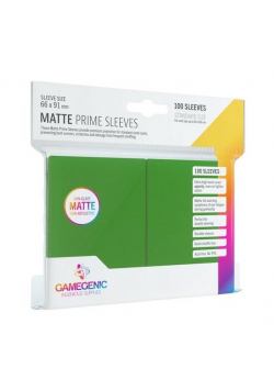Gamegenic: Matte Prime CCG Sleeves 66x91mm Green