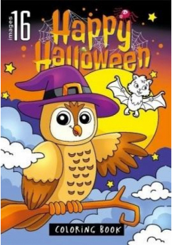Kolorowanka A4 16 obrazków Halloween