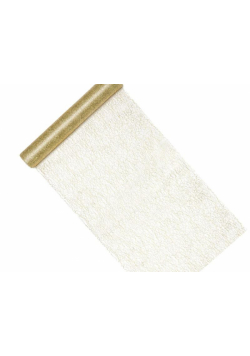 Siatka dekoracyjna Fibra złoty 0,36x9m