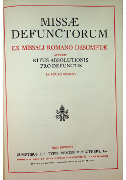 Missae defunctorum 1941 r.