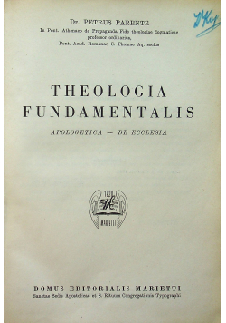 Theologia fundamentalis 1946 r