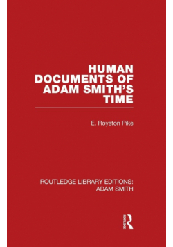 Human Documents of Adam Smith's Time