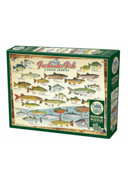 Puzzle 1000 Ryby słodkowodne Ameryki Północnej G3