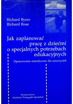 Jak zaplanować pracę z dziećmi o specjalnych potrzebach edukacyjnych