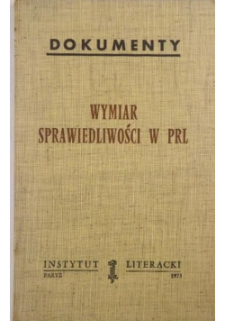 Wymiar sprawiedliwości w PRL