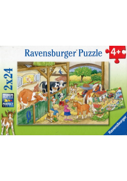 Puzzle 2x24 Wesołe życie na wsi