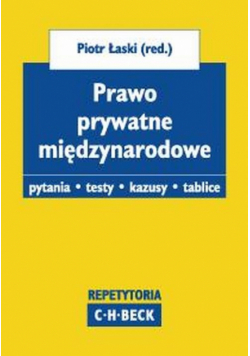 Prawo prywatne międzynarodowe.
